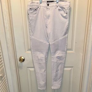 TRESTLES SUPPLY COMPANY Men’s White Skinny Denim Jeans. Sz 34X30